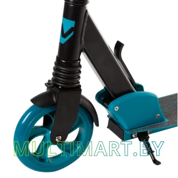 Самокат Novatrack Polis Pro 160FS.POLIS.BL21 (синий, 2021) картинка 4